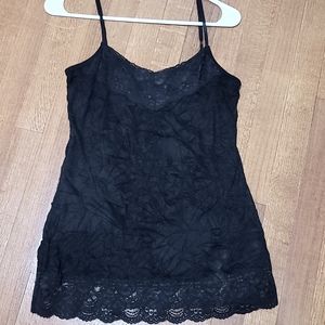 Maurices crinkle and lace cami